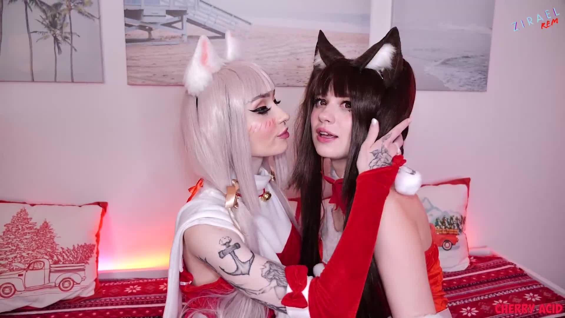 0023 - Chocola and Vanilla from Nekopara finally found real cocks for real pleasure - CUT video (ph61d0f543cf646)