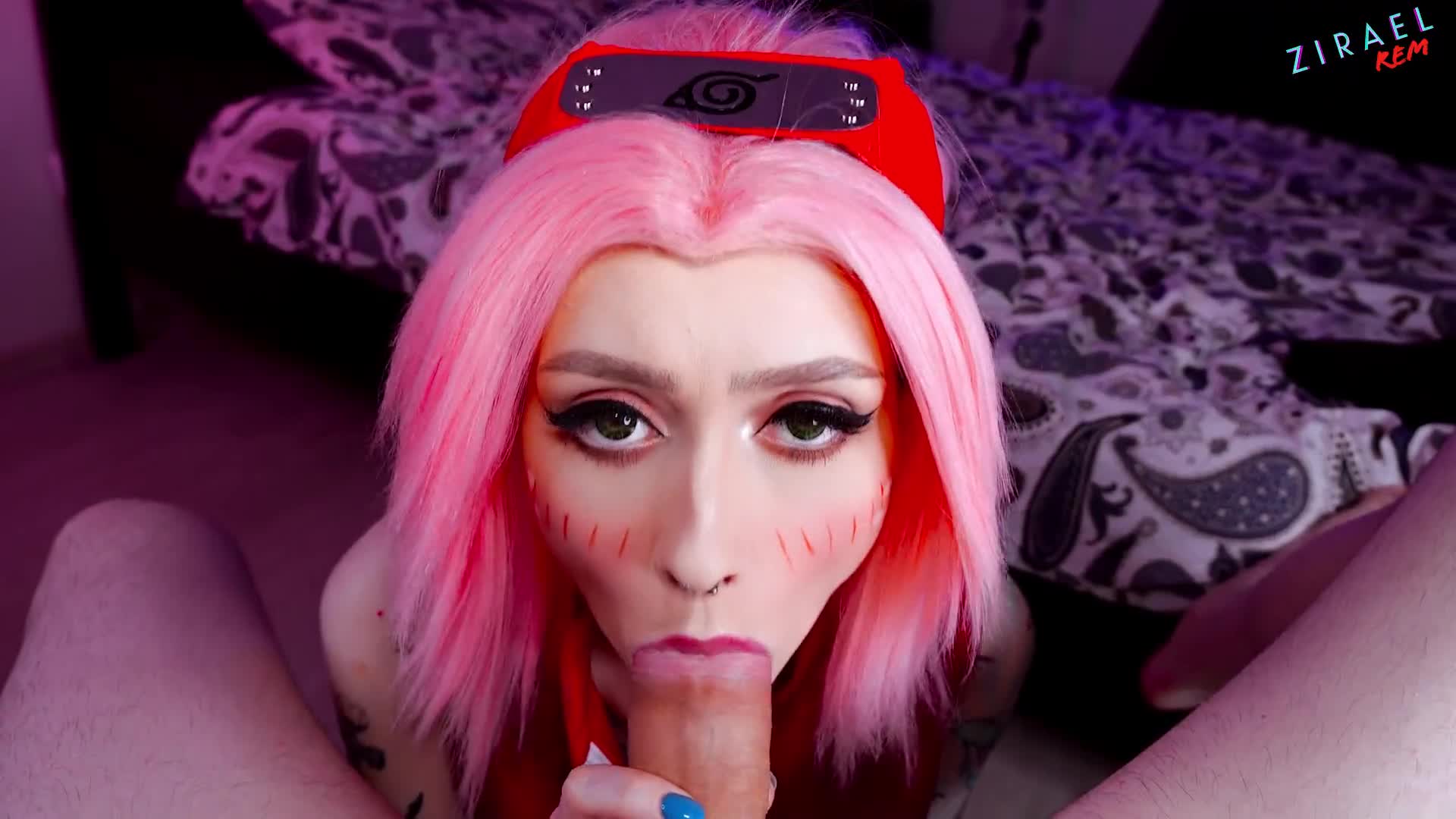 0044 - Sakura Haruno is doing gently sloppy blowjob POV (ph60a68ee6c8337)