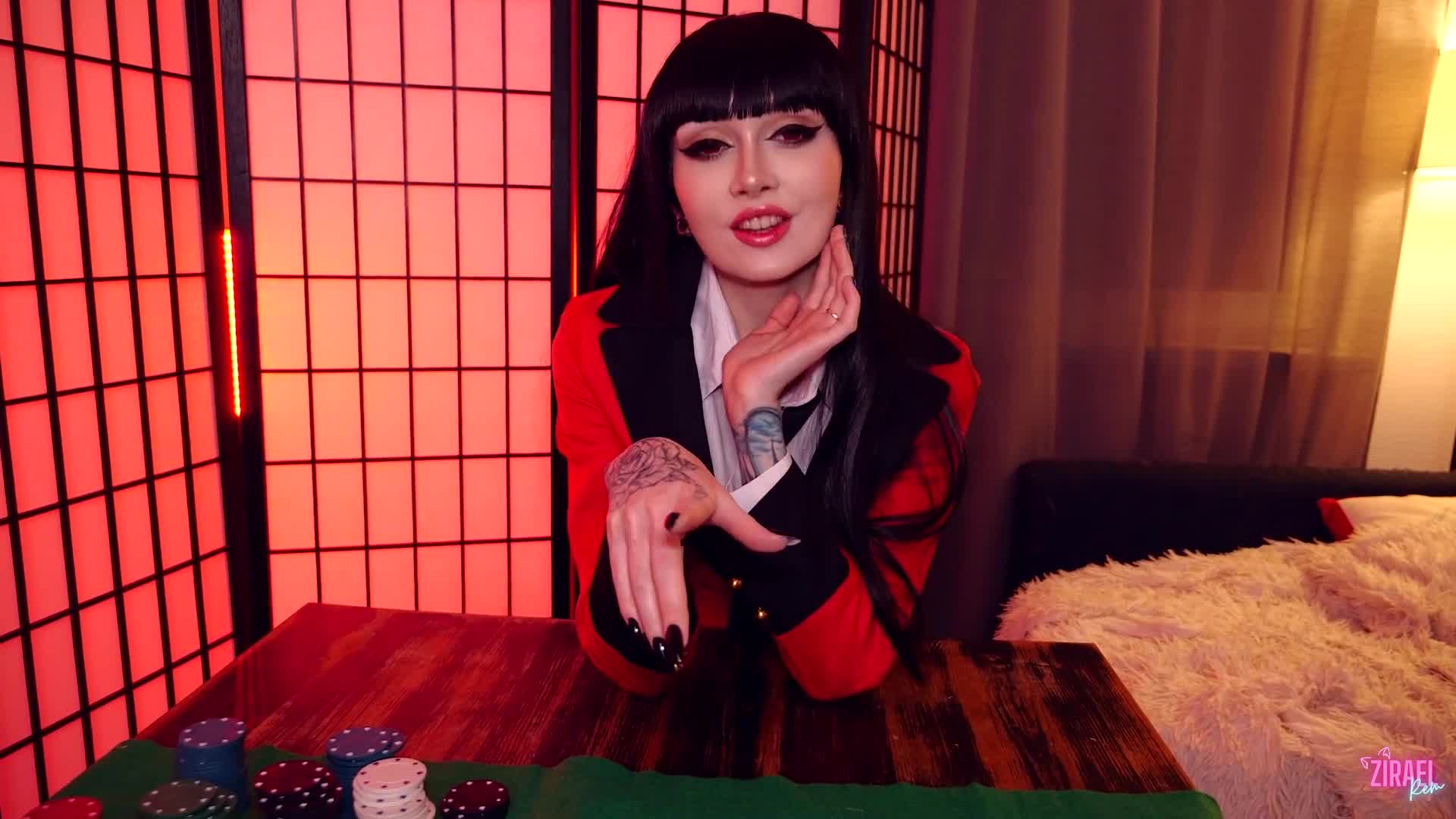 0010 - Yumeko Jabami won poker and now you should be her housepet for juicy fuck - CUT version (ph6287782de91c2)