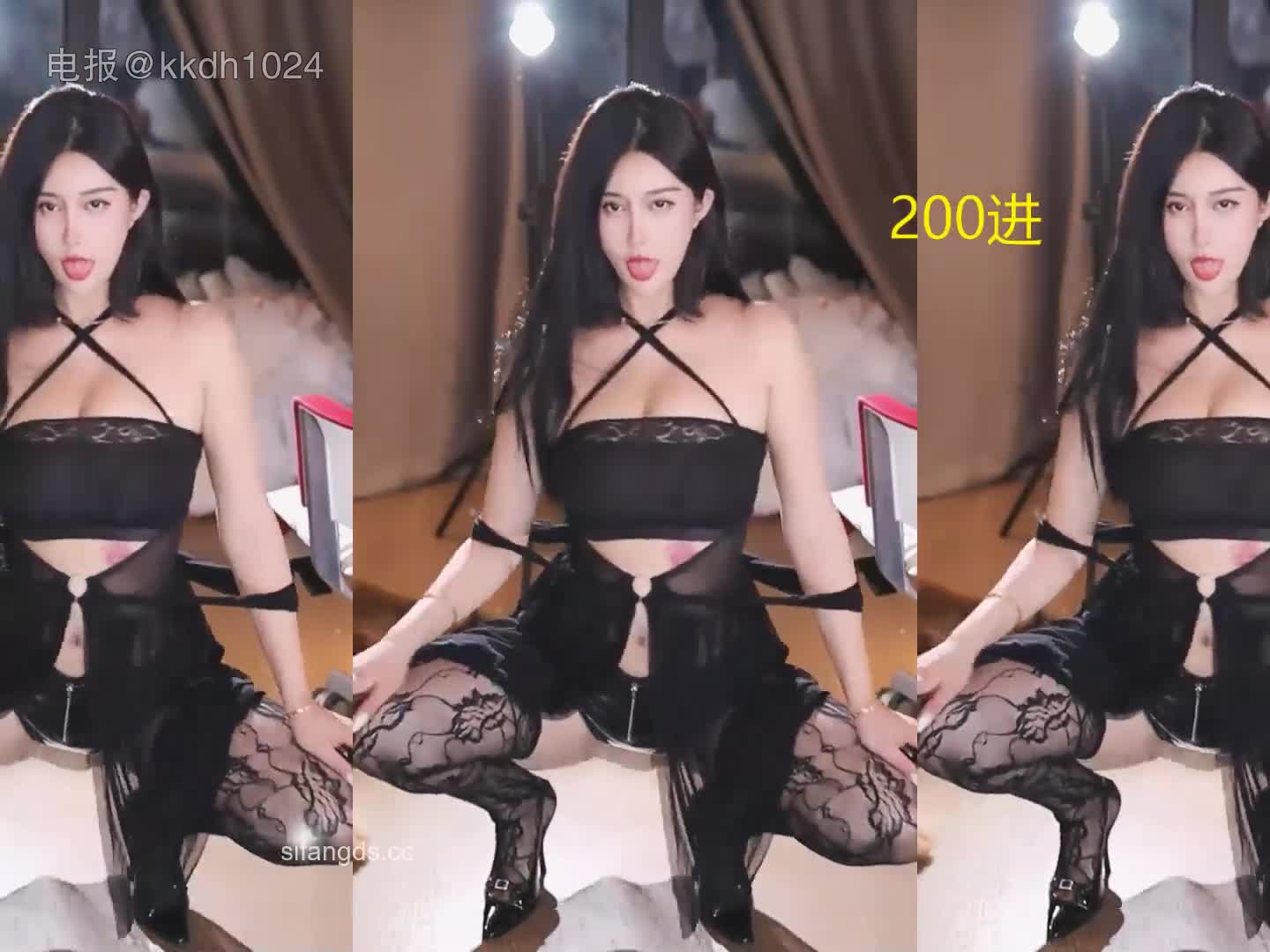 CC 依阳baby-6 无罩乳贴 走光露底 抖胸抖臀骚舞 尺度超大 19V #网易CC #依阳baby 7