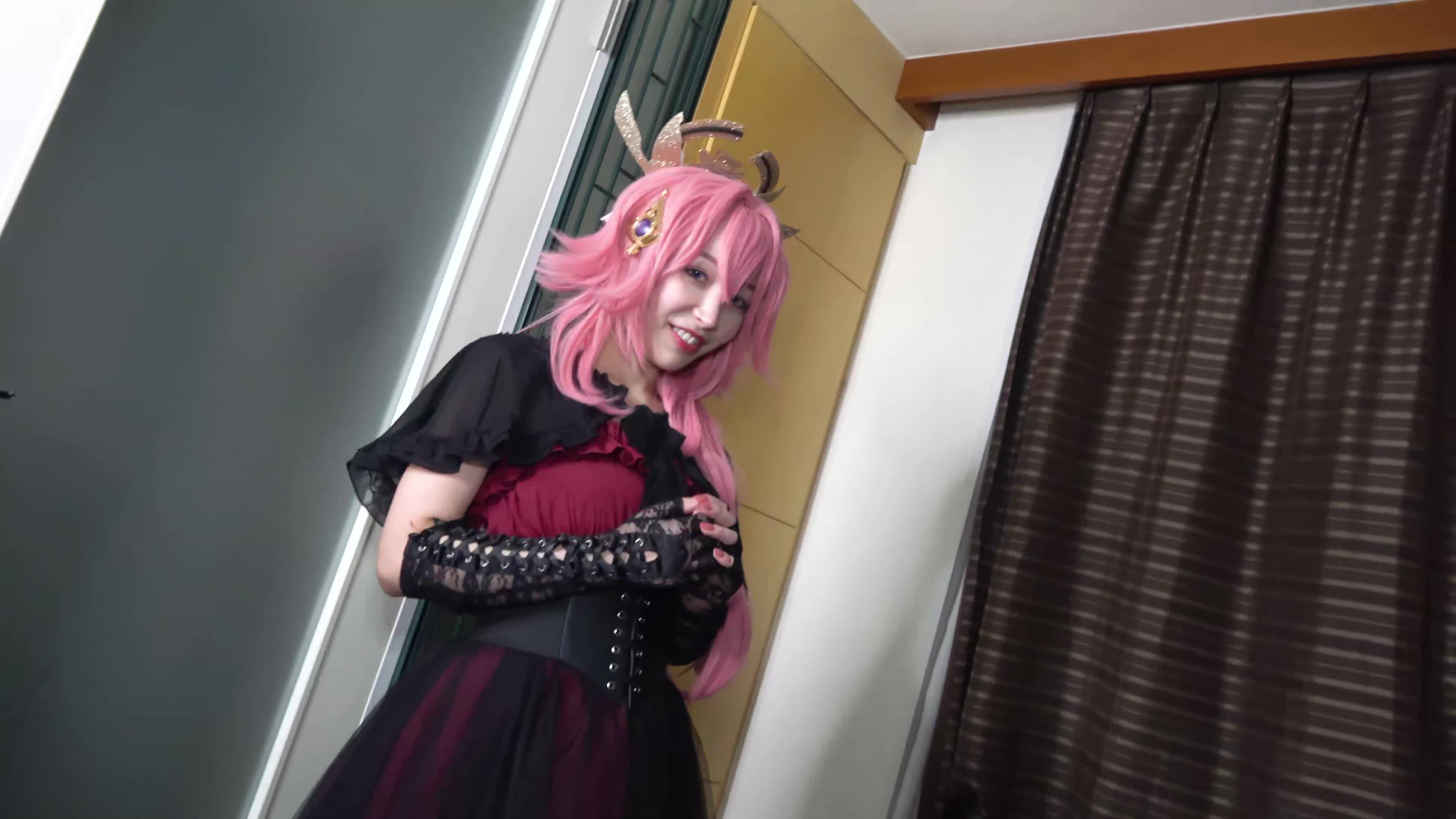 #cos #日本 #AV 八重神子 哥特萝莉TSAK-029-002 #藤木紗英服装 不错 女优 露脸 长的还不错感觉日本cos 我满意的真的不多 当然还有很多作者和工作室是我不清楚就是了
