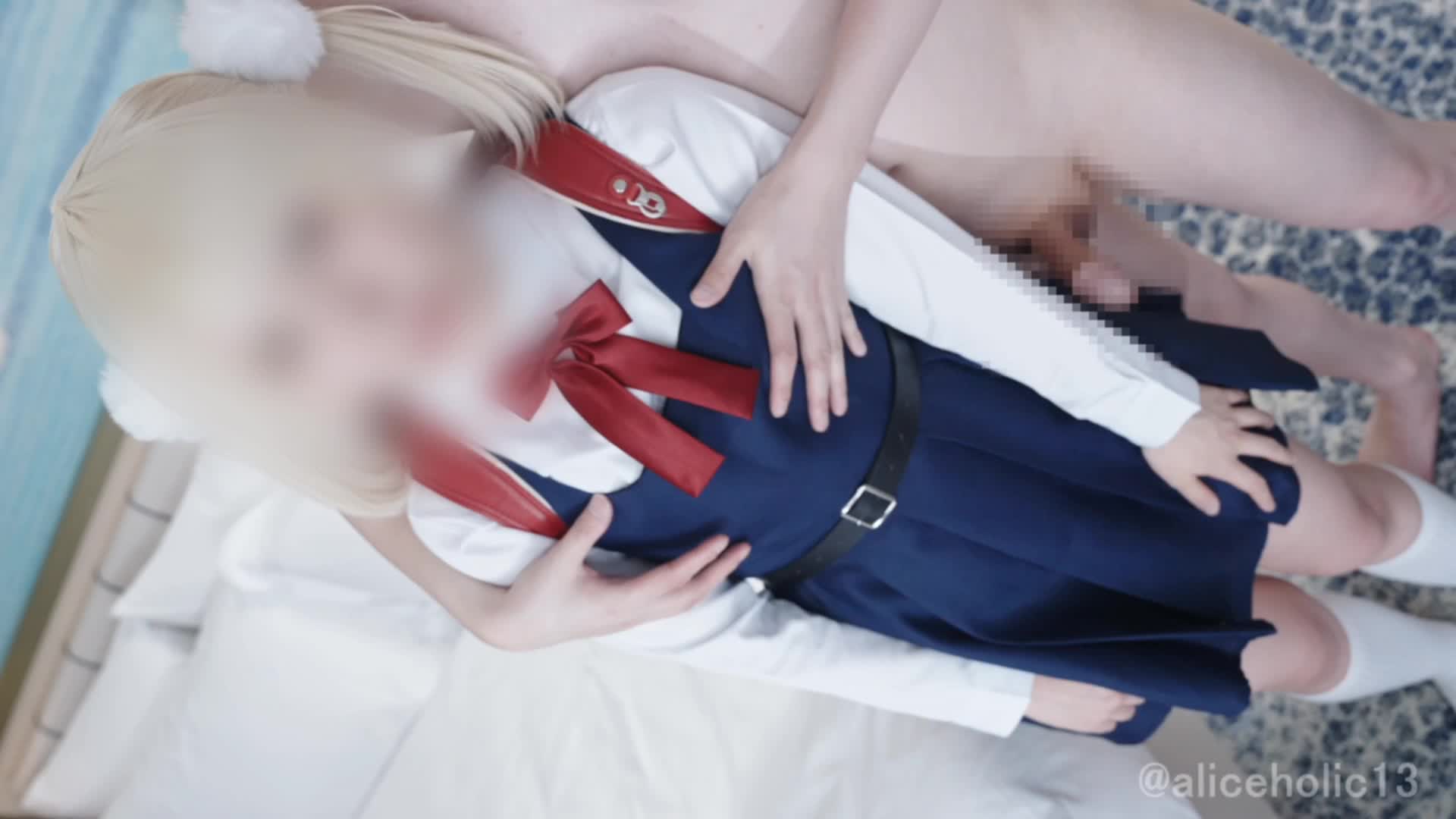 #Aliceholic13 | #时雨羽衣 #Cosplay #无毛 #学生装萝莉就是好，身娇体柔易推倒—————————「中文包及搜索引擎」  「吃瓜找片涩涩群」