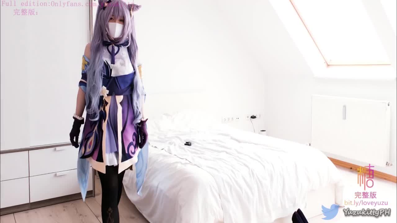 #pornhub #YuzuKitty #cosplay #原神原神cosplay，刻晴对旅行者的性处理