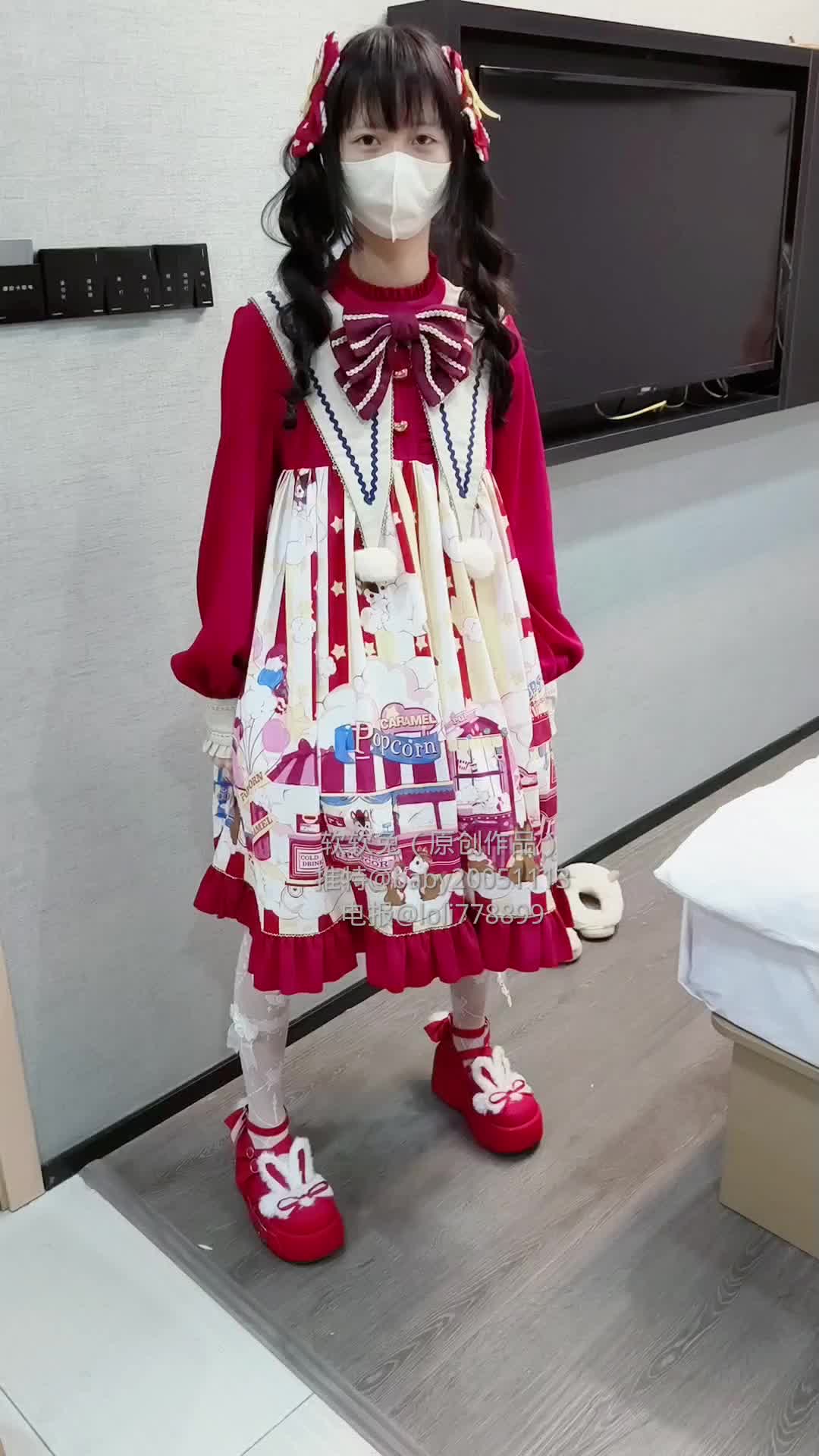#软软兔 #Lolita #白丝2月最新私人定制洛丽塔