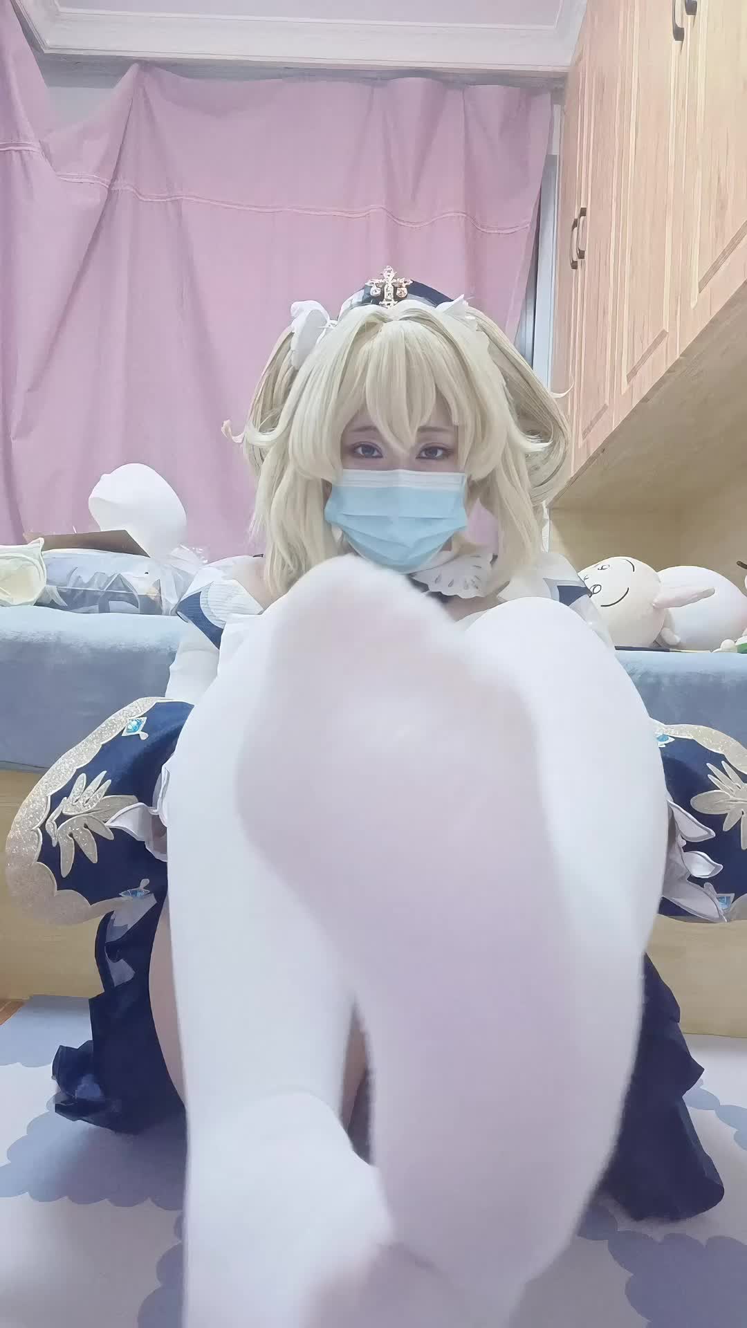 #鸡崽 |#自慰 #白丝 #Cosplay #芭芭拉—————————「中文包及搜索引擎」  「吃瓜找片涩涩群」