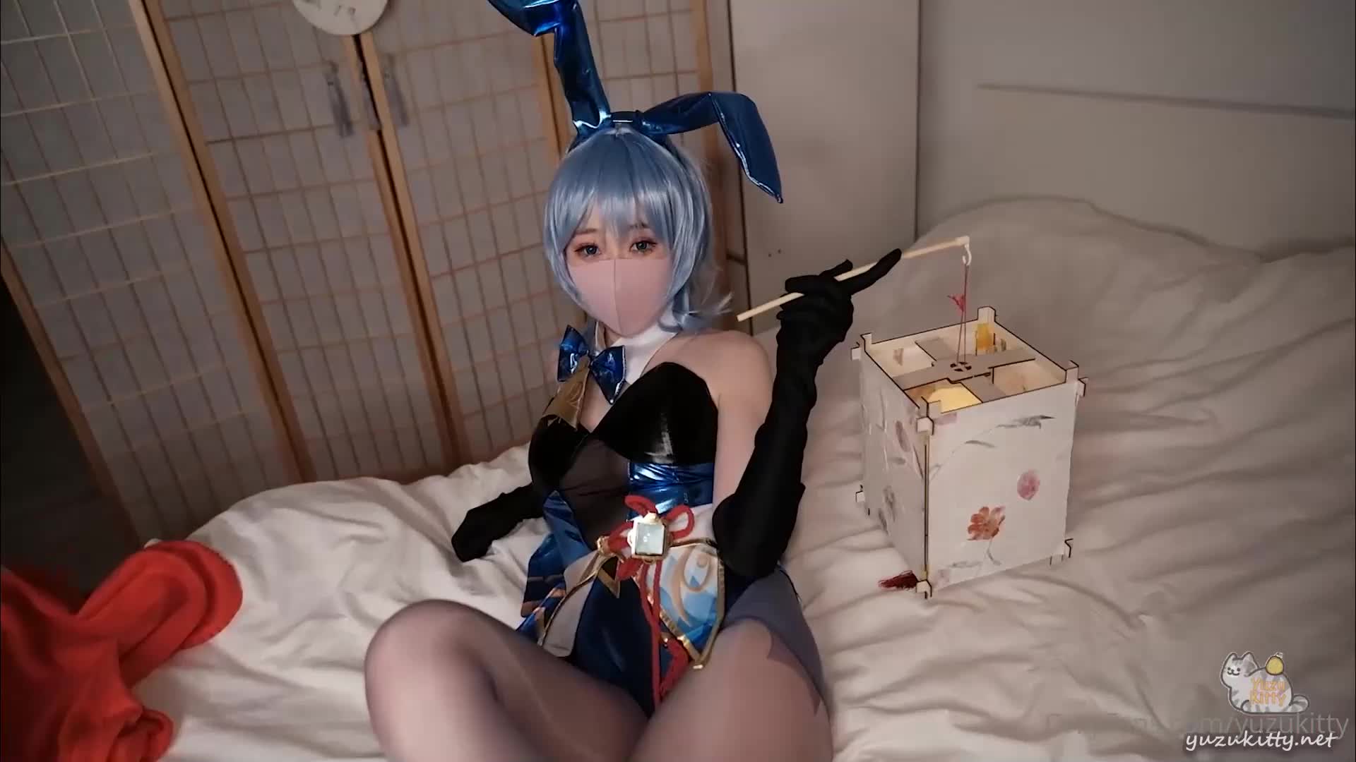 #射精 #淫叫 #骚逼 #挑逗 #骚货兔女郎cos足交
