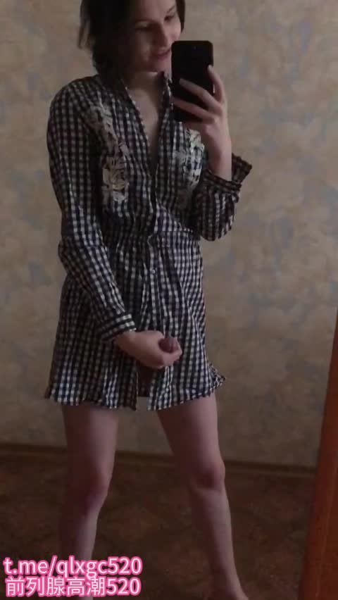 #伪娘 #Shemale #sissy #男撸射 她好粉啊