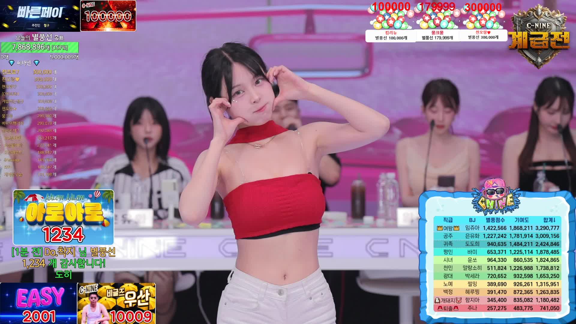 #韩国BJ #韩国女主播 #afreecatv #哲九C9 阶级战斗2024-06-01全程热舞 3如果大家喜欢 请多多给视频点赞支持