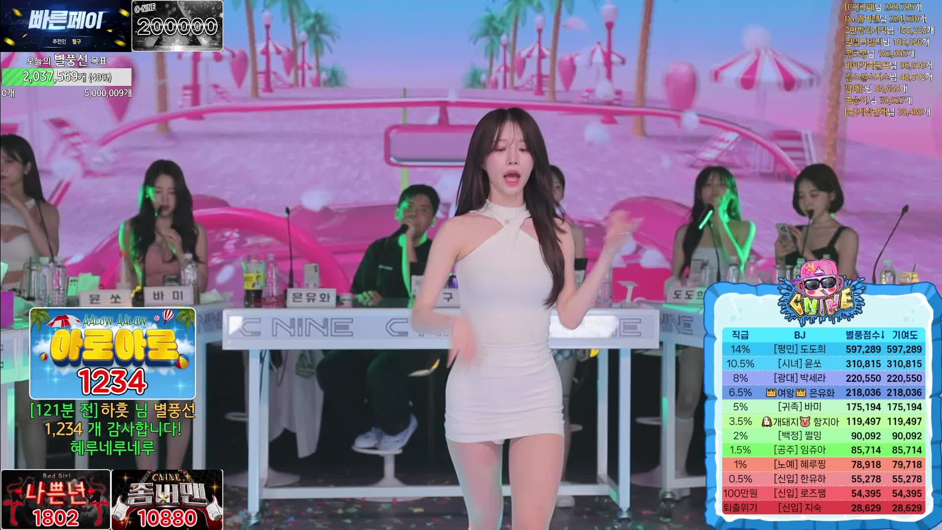 #韩国BJ #韩国女主播 #afreecatv #哲九C9 开除罚球战 @ikan_live 2024-06-20 全程热舞 Part1喜欢请点赞支持下 ️助力频道