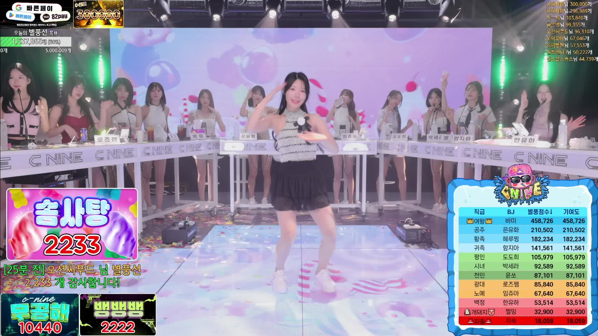#韩国BJ #韩国女主播 #afreecatv #哲九C9 期待已久的阶级战 @ikan_live 2024-06-30 全程热舞 Part1 喜欢请点赞支持下 ️助力频道