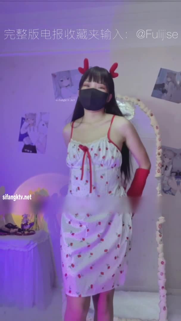 #活捉一只云儿吖 #小仙云碎花裙吊带连体黑丝高跟鞋裸舞