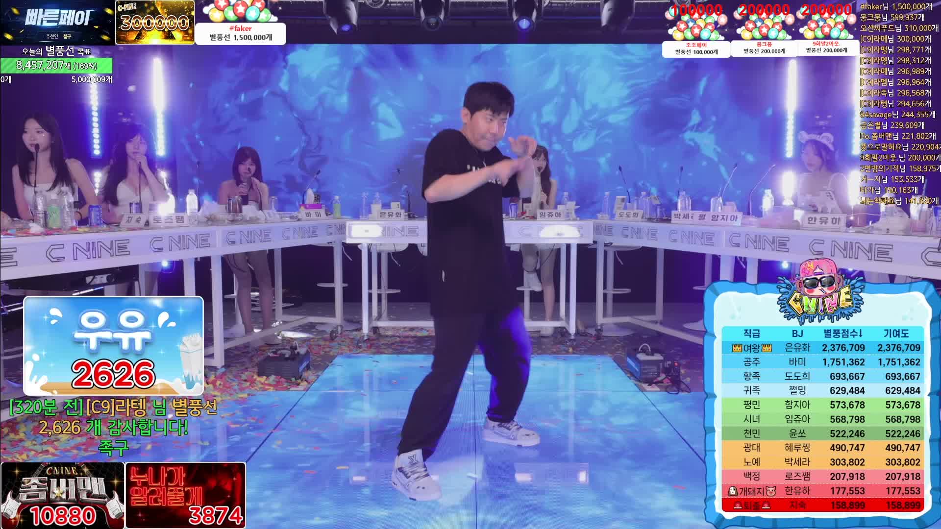 #韩国BJ #韩国女主播 #afreecatv #哲九C9 期待已久的阶级战 @ikan_live 2024-06-30 全程热舞 Part2 喜欢请点赞支持下 ️助力频道