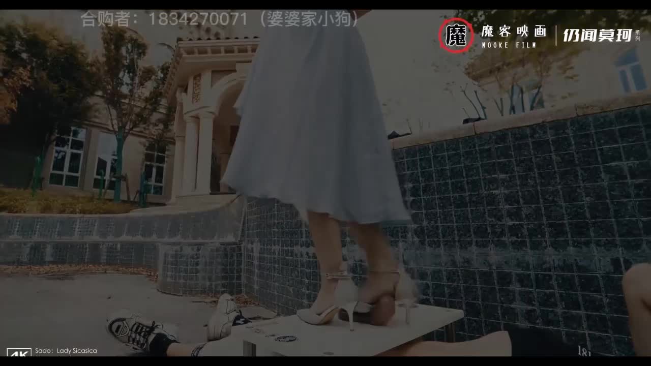 #魔客 #鞋交 #踩踏长裙 高跟 踢裆 虐阳 隔板 踩踏 鞋交 果