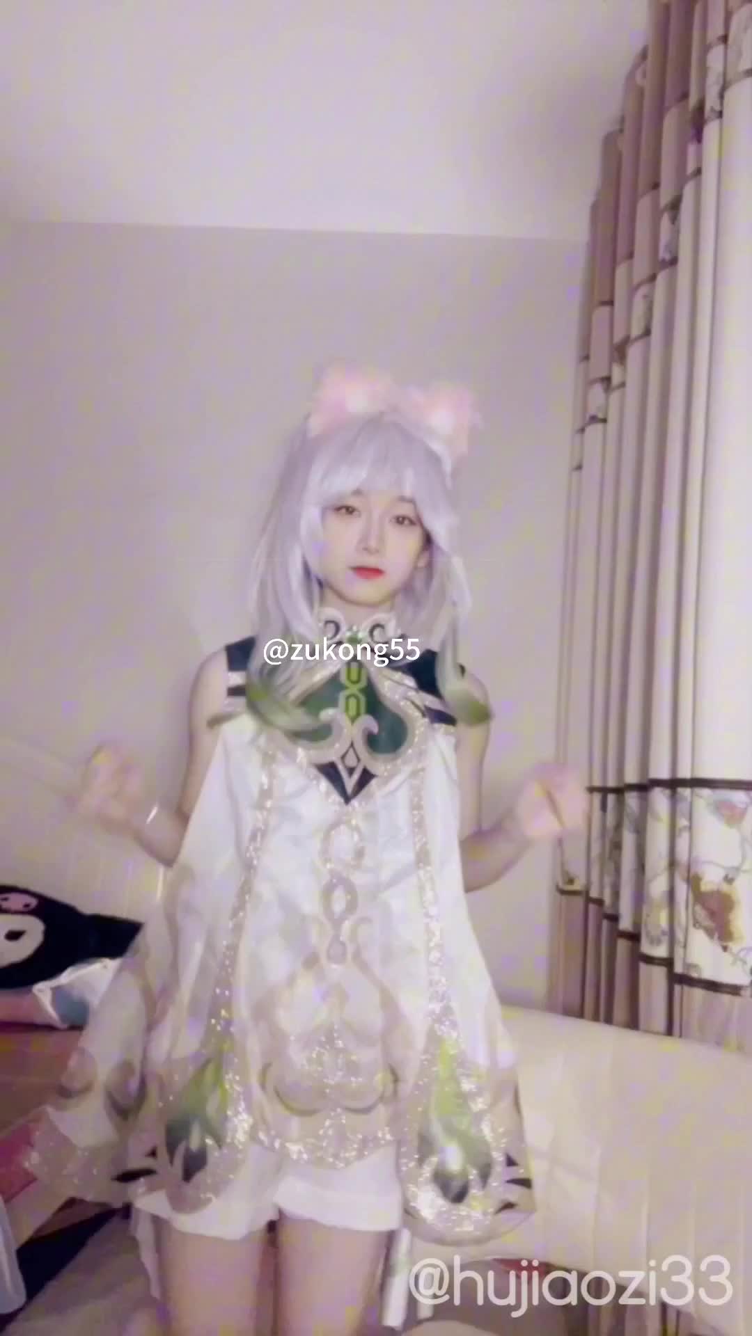 #胡椒仔 #咸鱼仔 #单人 #cos原神 纳西达 小玩具 露脸 自慰