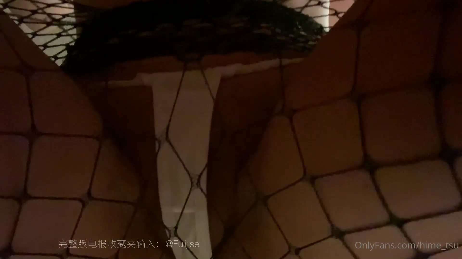 #姬子猫 #himetsu渔网袜肛交自慰