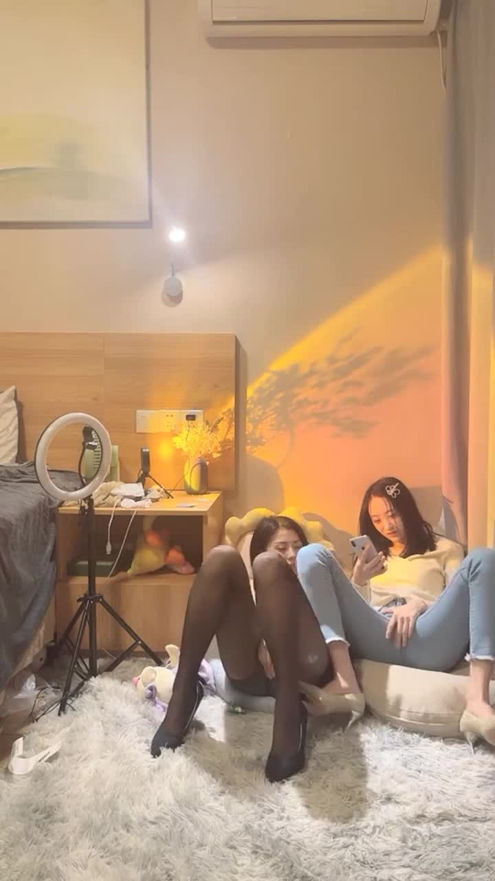 #主播 双飞高颜闺蜜