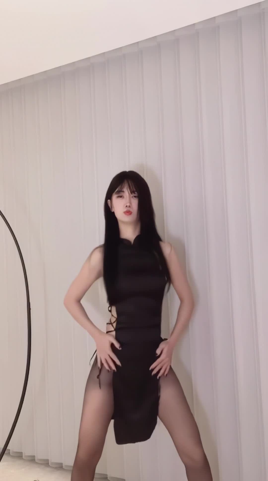#宁依纯 BIGO主播 连裤袜 表情热舞 AI画质加强