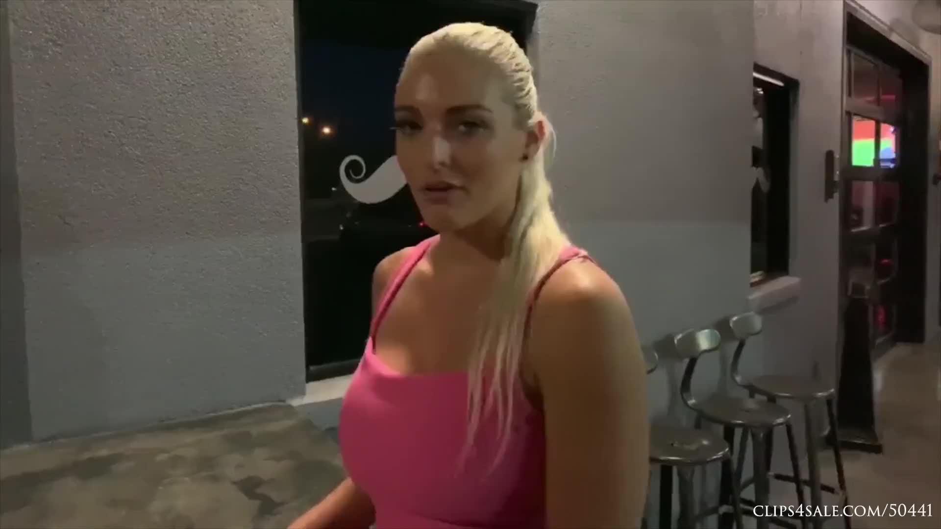 Macy Cartel-Caught Starring At Macy At The Club Footjob