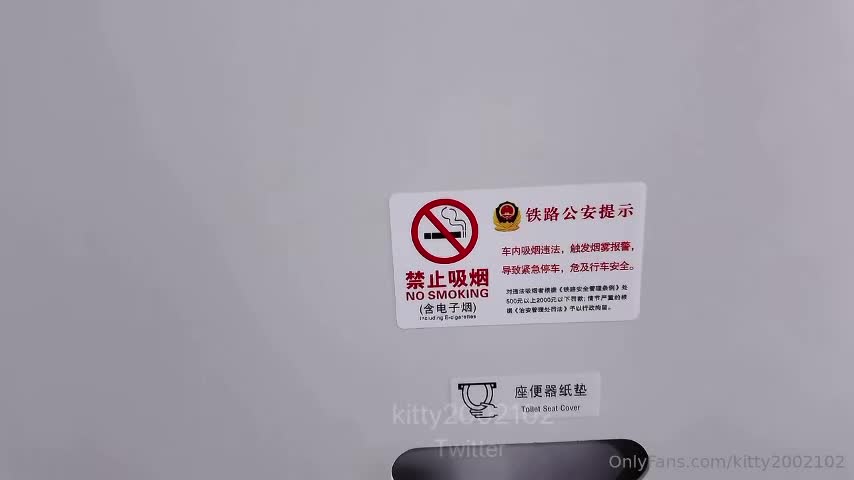 推特60W粉丝网黄潮妹「kitty」露脸性爱私拍 大陆小哥哥带我坐高铁，坐好久忍不住了啦，整个脸满满的精液，好幸福！ #kitty #口交
