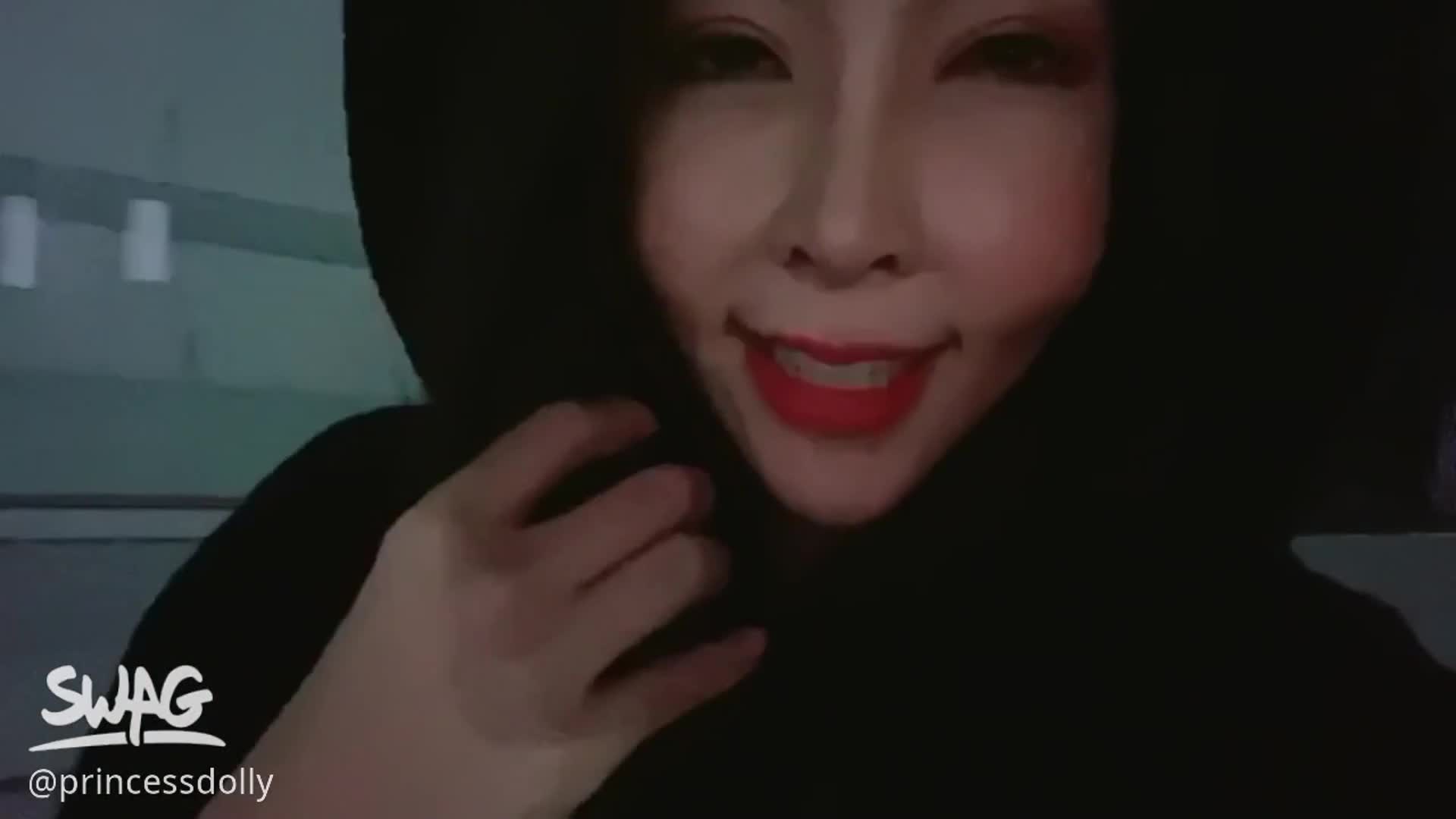 SWAG『Princessdolly』寒冷夜找路人去唱KTV更多精彩内用点击搜索