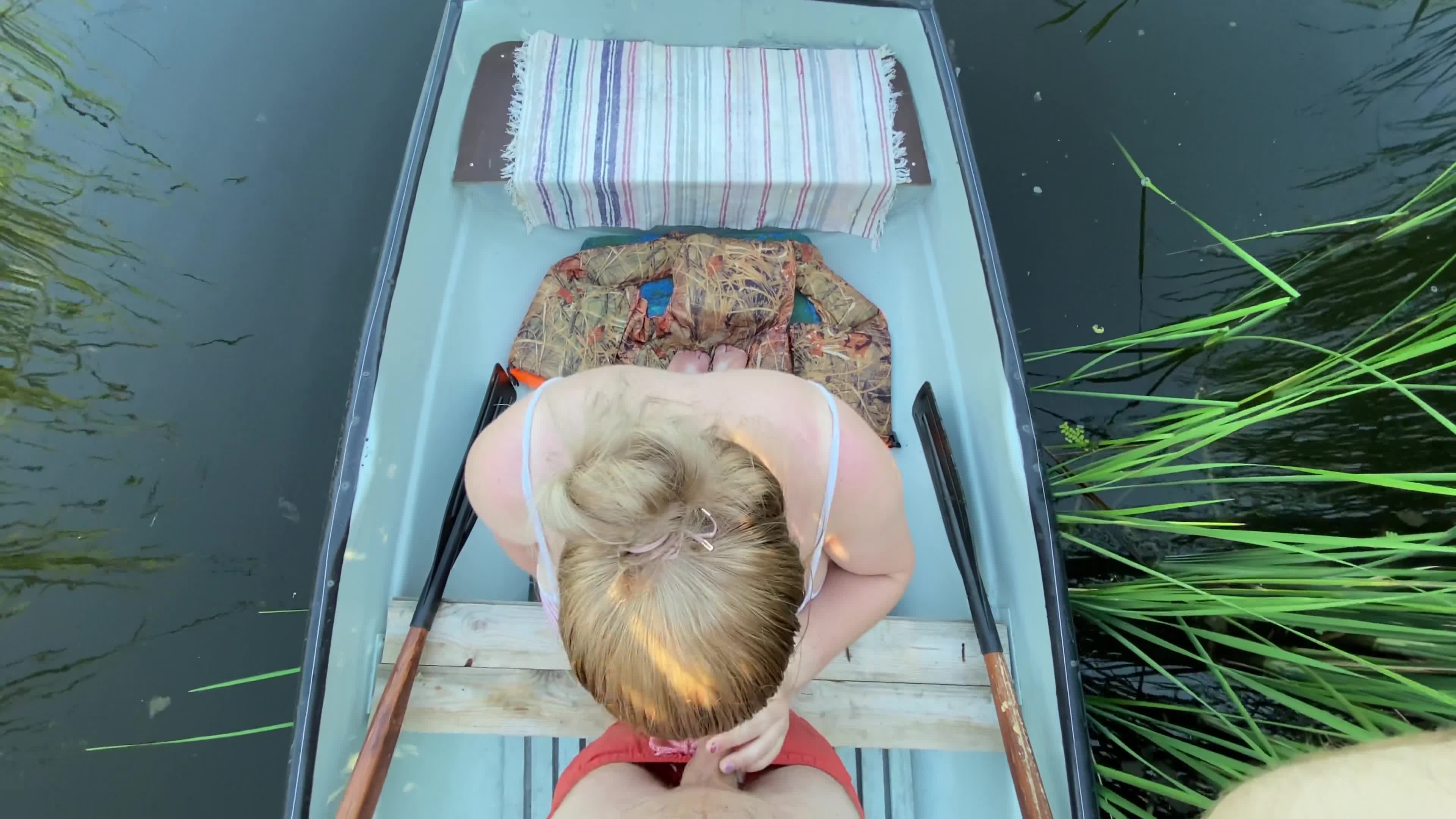 Stop Swimming and Fuck Me - Real Outdoor Sex - 4K