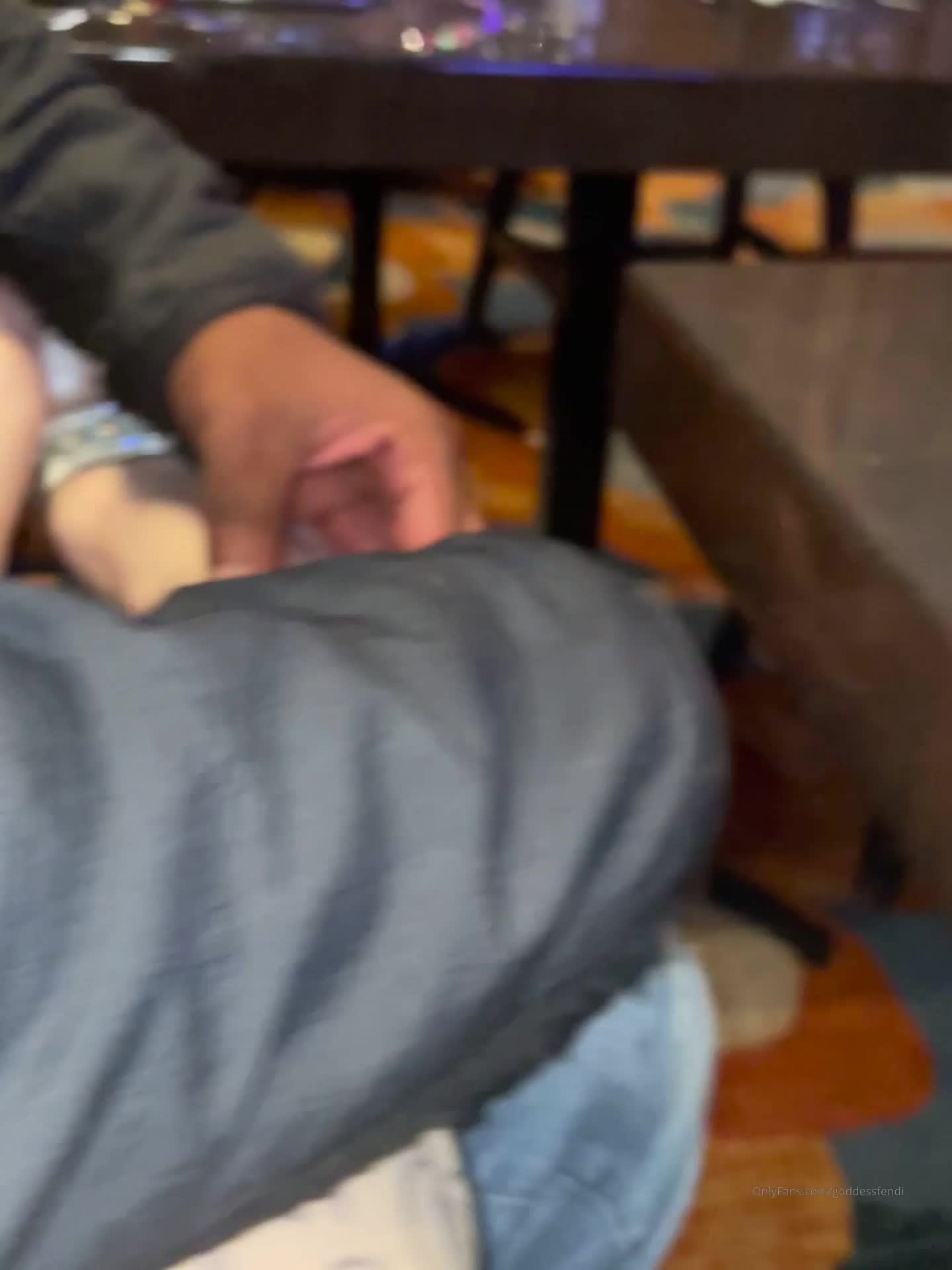 Take my shoes off and suck my toes at the restaurant It was.. by goddessfendi from OnlyFans Coomer