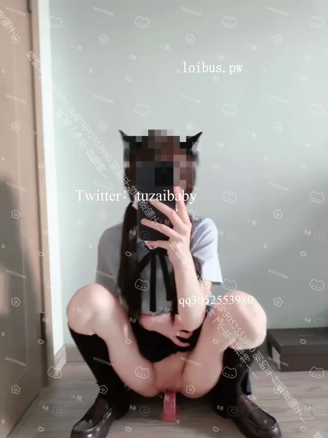 #tuzaibaby 兔崽 jk猫耳少女