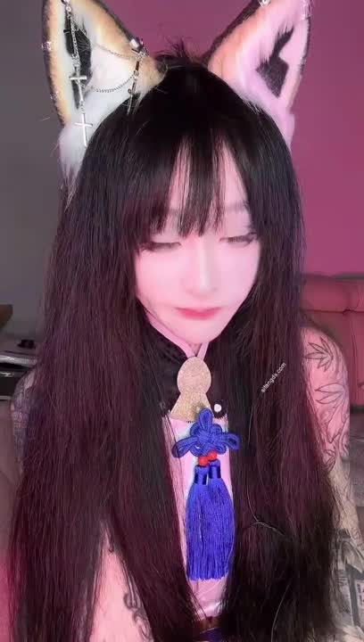 #九条南无 Cos永劫无间胡桃道具自慰