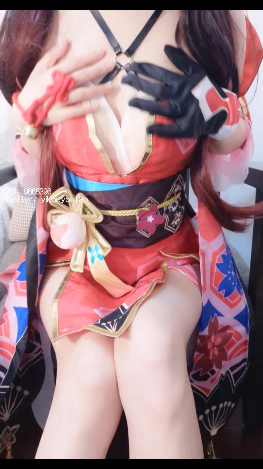 #一口幼桃 #萌白酱 #福利姬 #反差