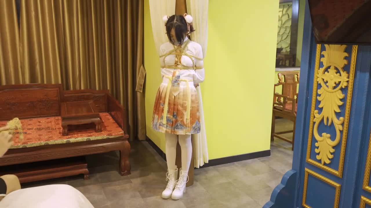 #绿帽学院 #捆绑 #调教 #可爱