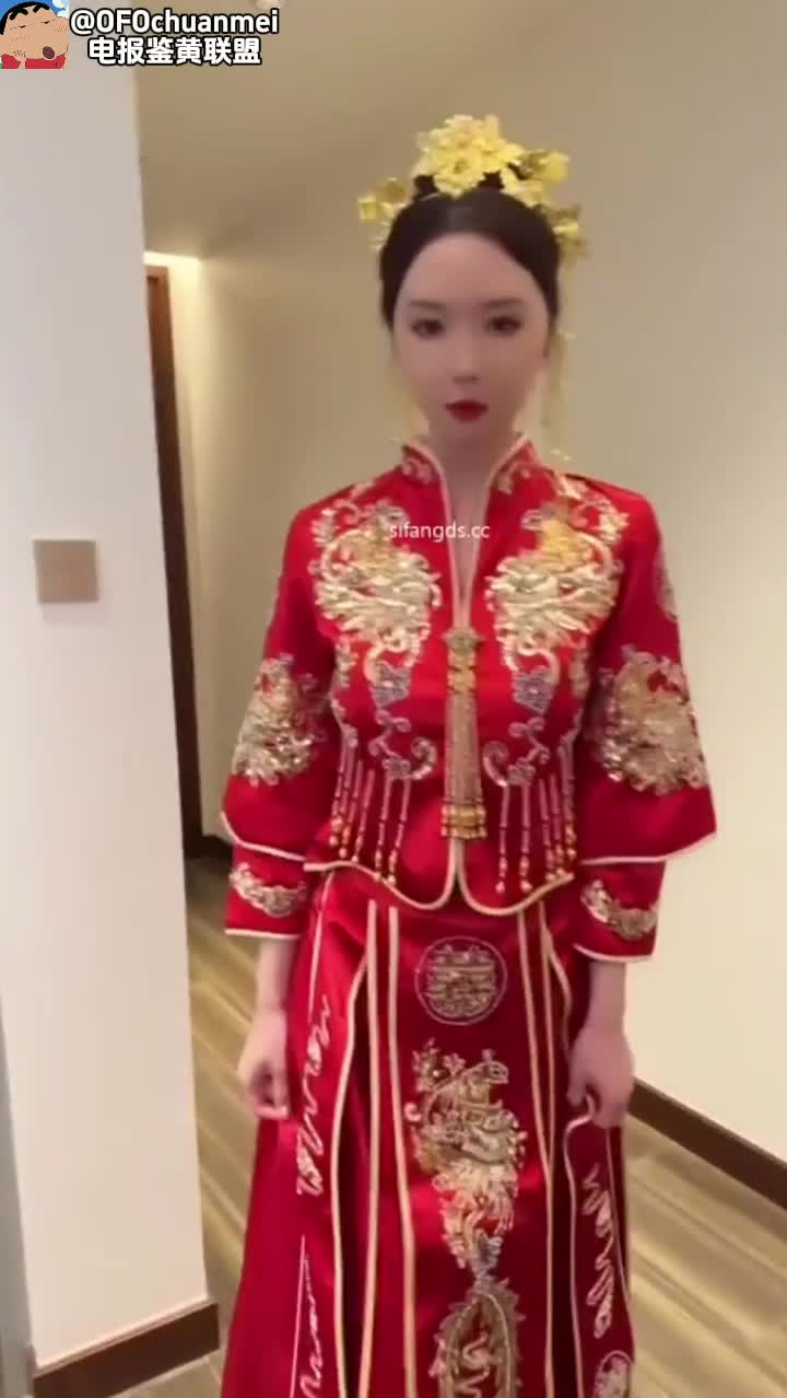 作者：梦心玥秀人网网红模特女神 大尺度剧情模拟啪啪福利写真 洞房花烛夜 频道 @simi2025