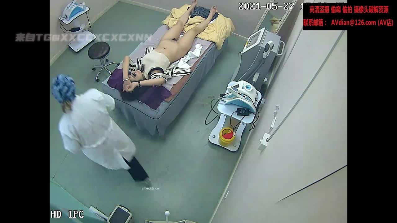 #流出 #少妇#美女 #白虎 美容院激光下体脱毛全过程，全是美女去做白虎1