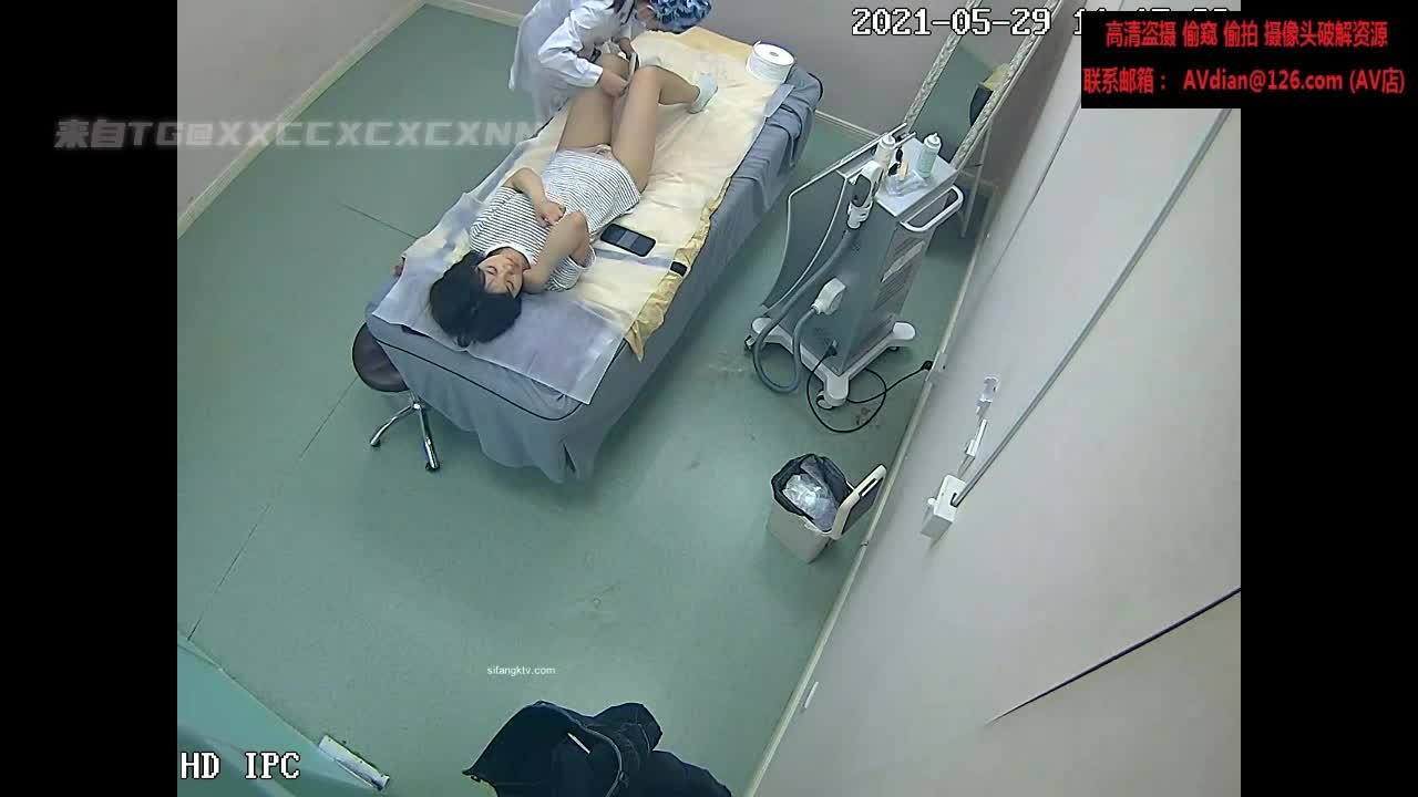 #流出 #少妇#美女 #白虎 美容院激光下体脱毛全过程，全是美女去做白虎4