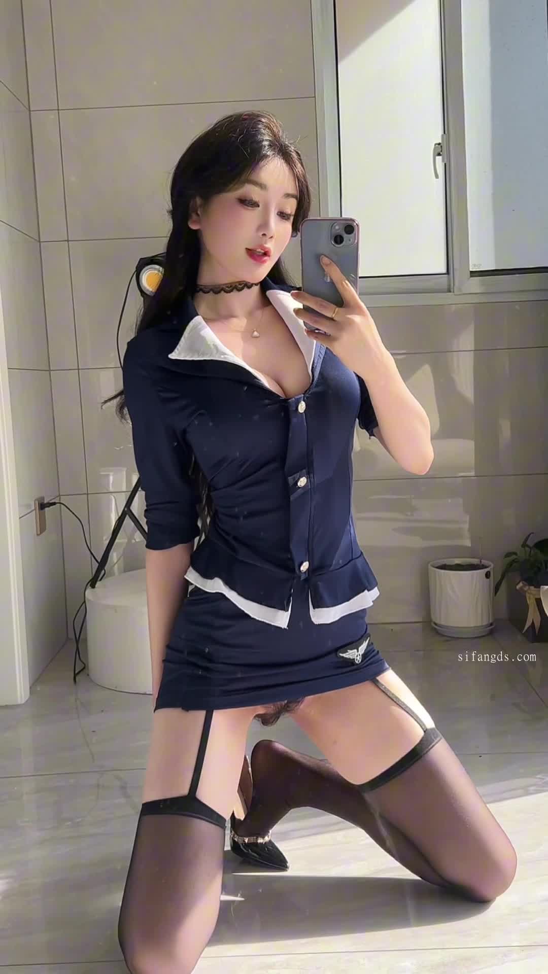 抖音小久红 脸穴同框丝足诱惑