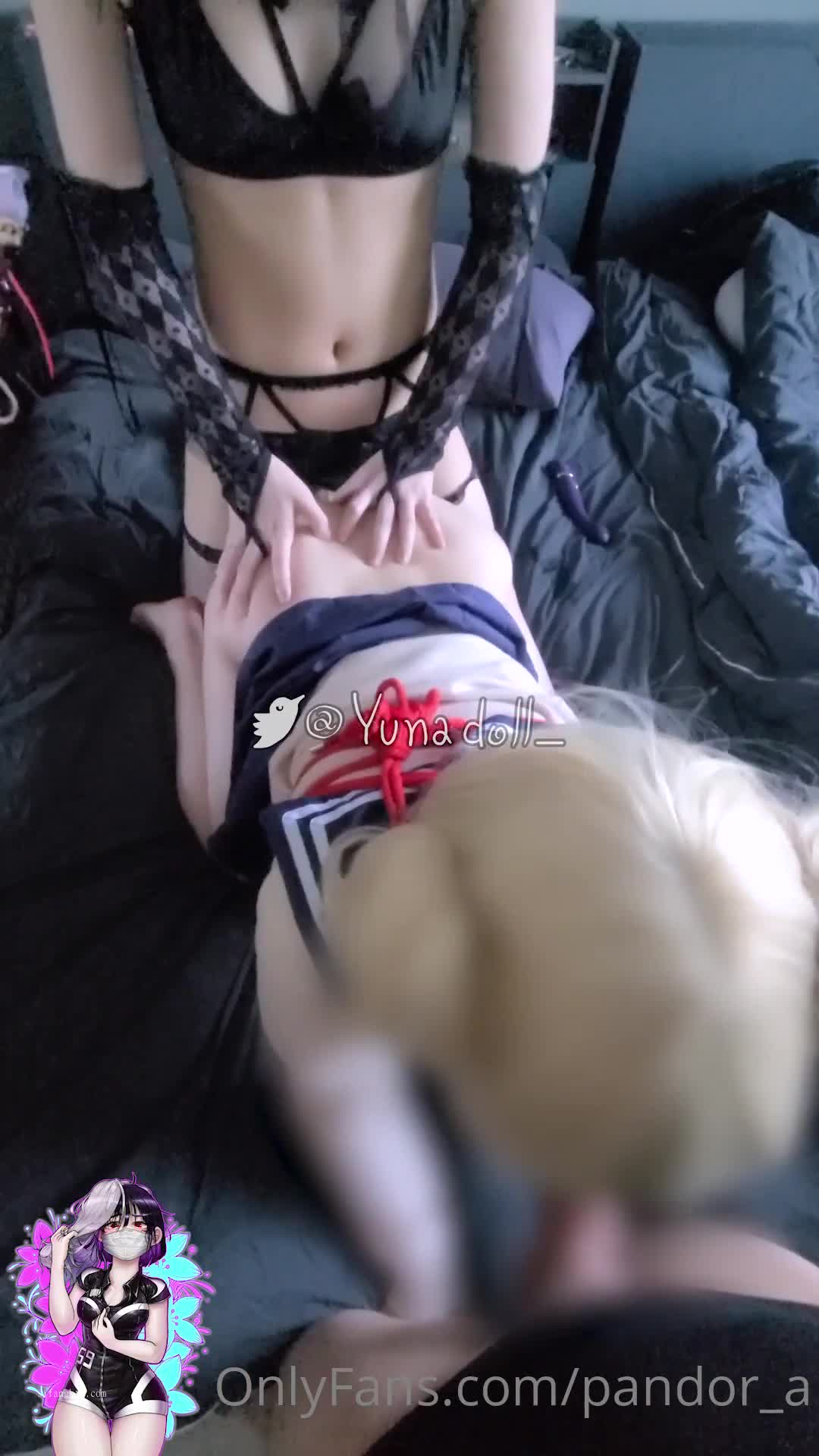 #潘多尔 极品jk萝莉，激情3P双洞轮肏，撸管必备点此查看更多