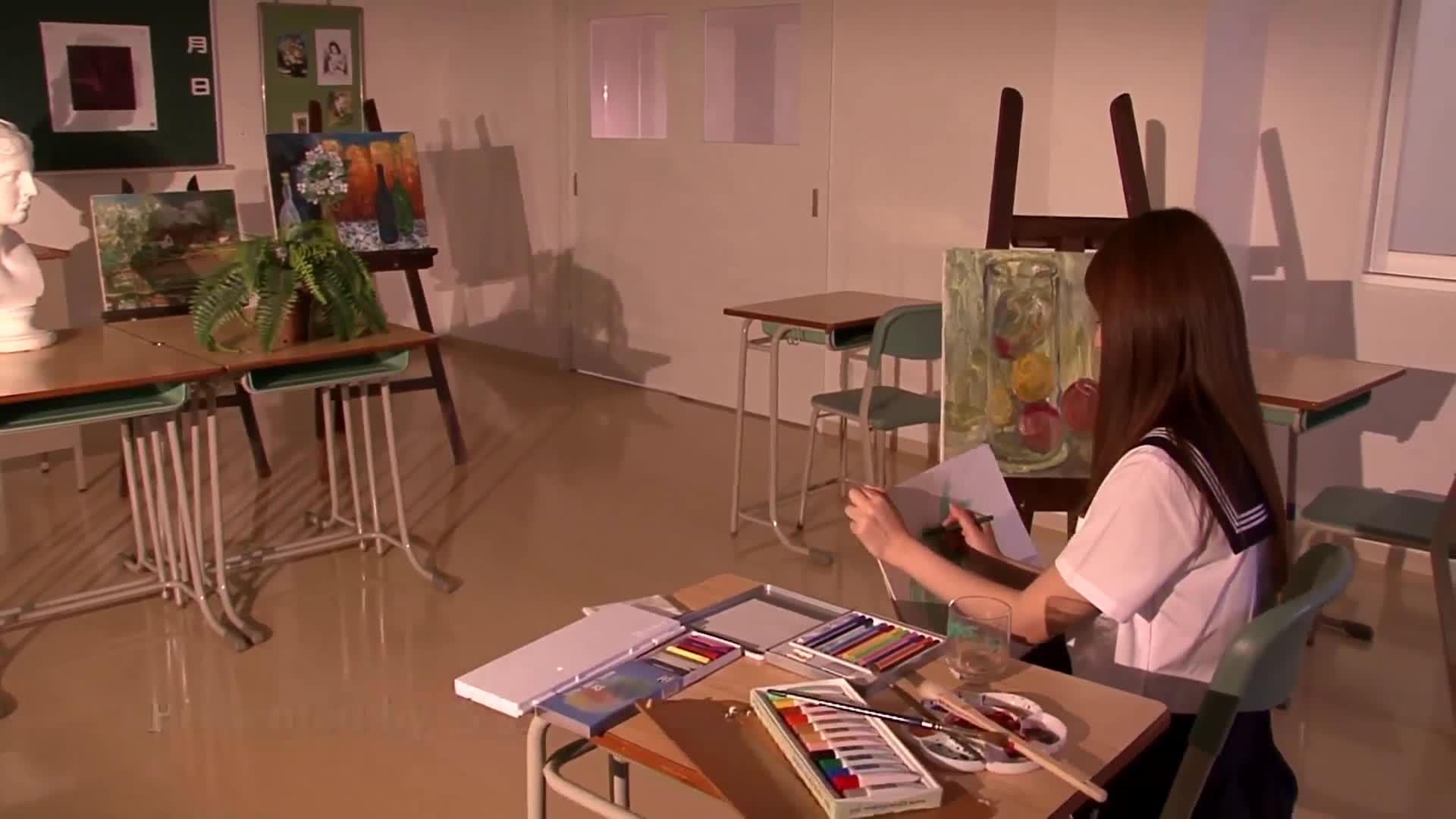 [中文字幕] 瑠川リナ - 被侵犯的女高中生 跟蹤狂男學生的圈套 SOE-837#中文字幕 #瑠川リナ #S1BY