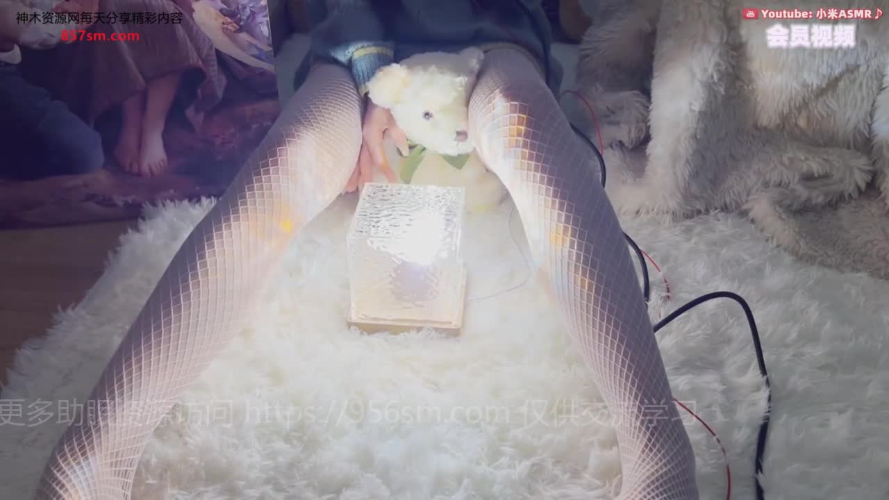 #小米 白网袜