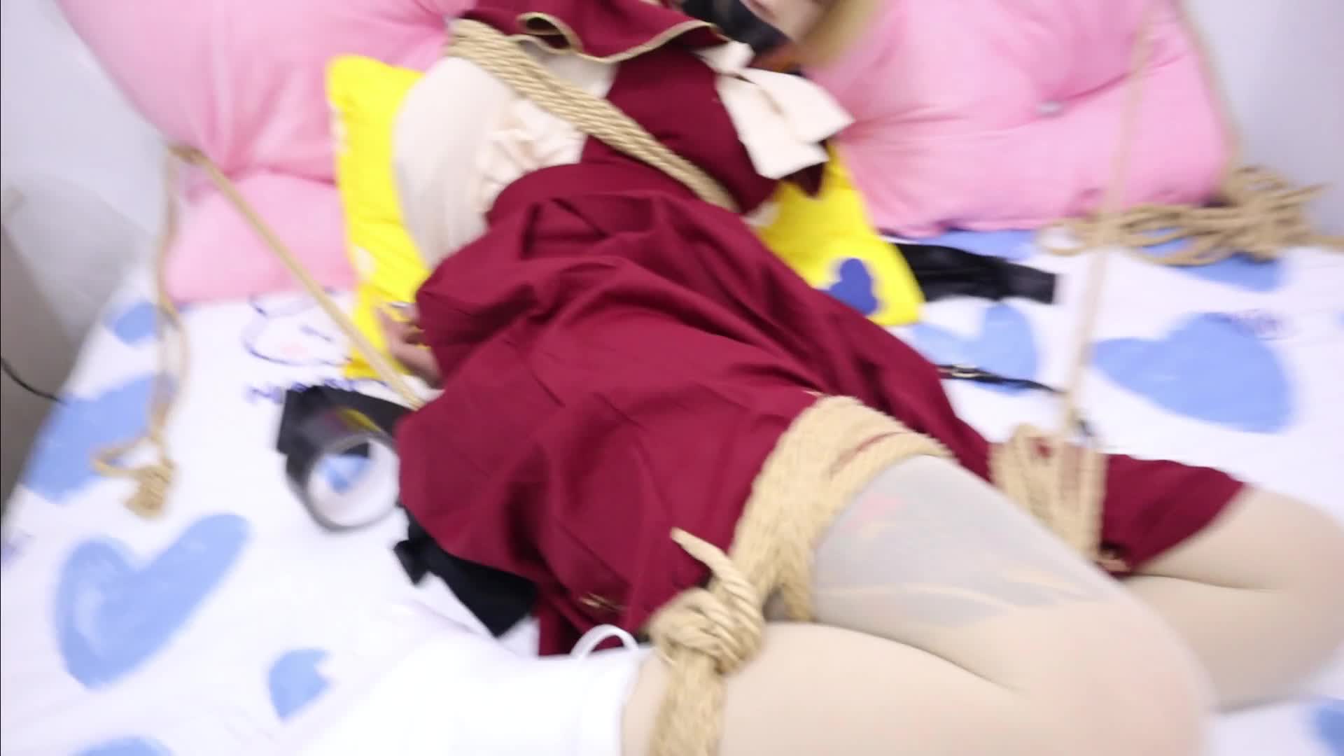#荷仙少女 #绳缚少女的调教#捆绑 #调教 #束缚 #绳艺 #SM