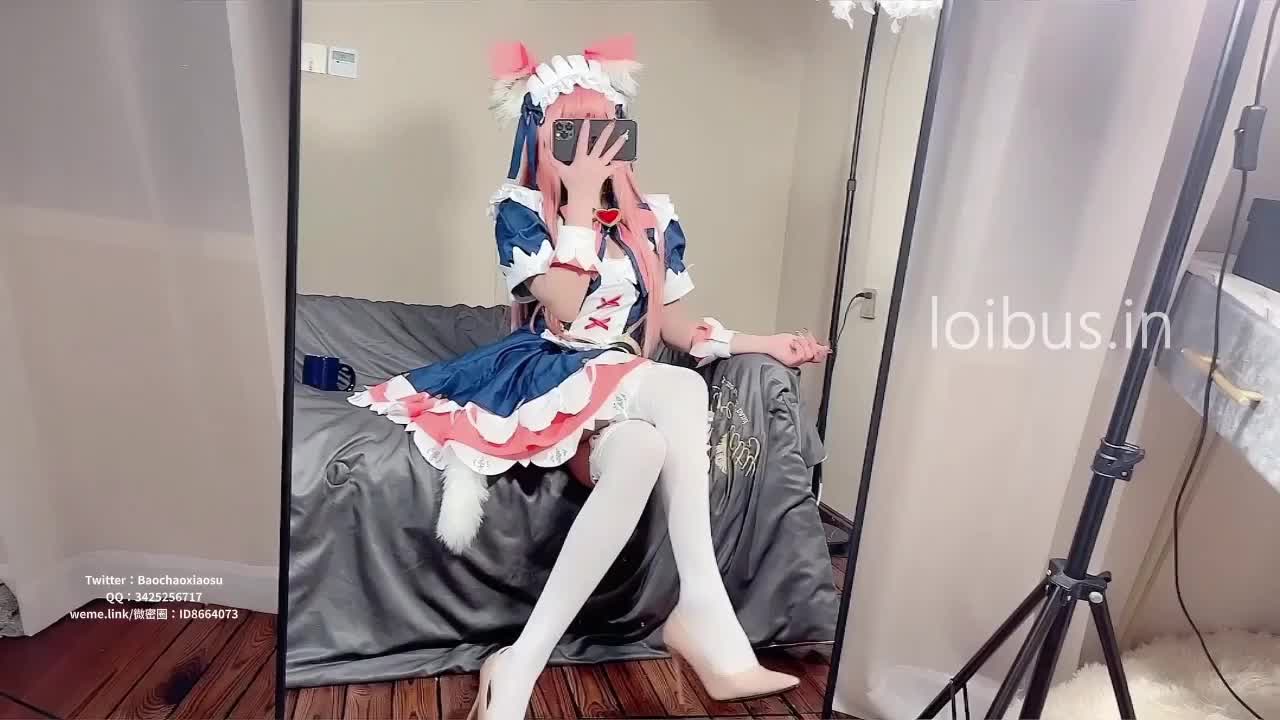 #福利姬 #麻酥酥 麻酥酥 - 十月新作白丝女仆妲己点此查看更多
