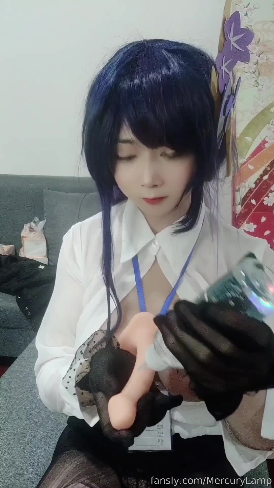 极品男娘MercuryLamp 水银灯light 跟着上司出差，拍照发圈忘屏蔽，绑着干一整夜-合集