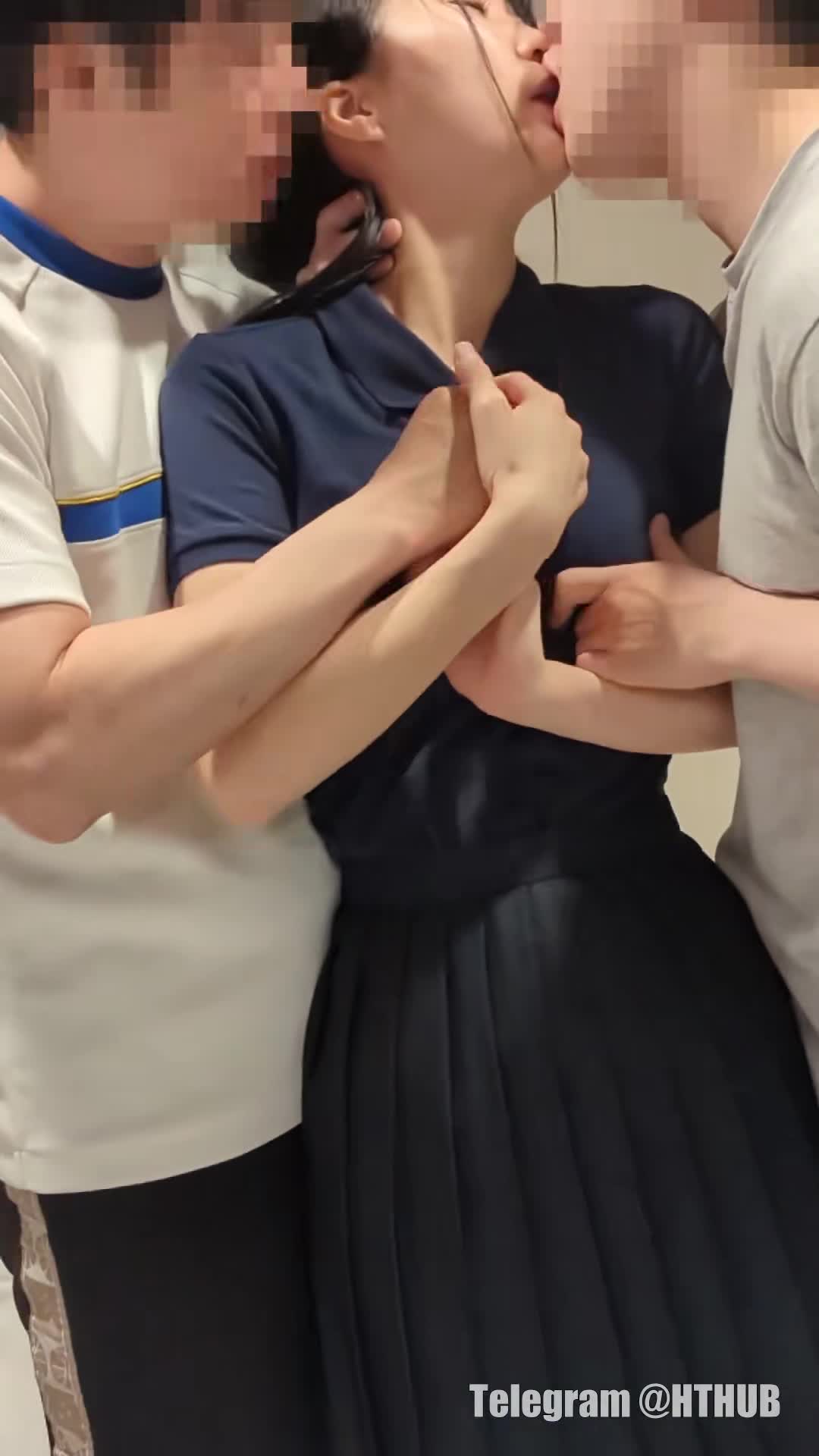 极品马尾少女3P #素人#吃瓜 #91 #反差 #欧美 #强奸