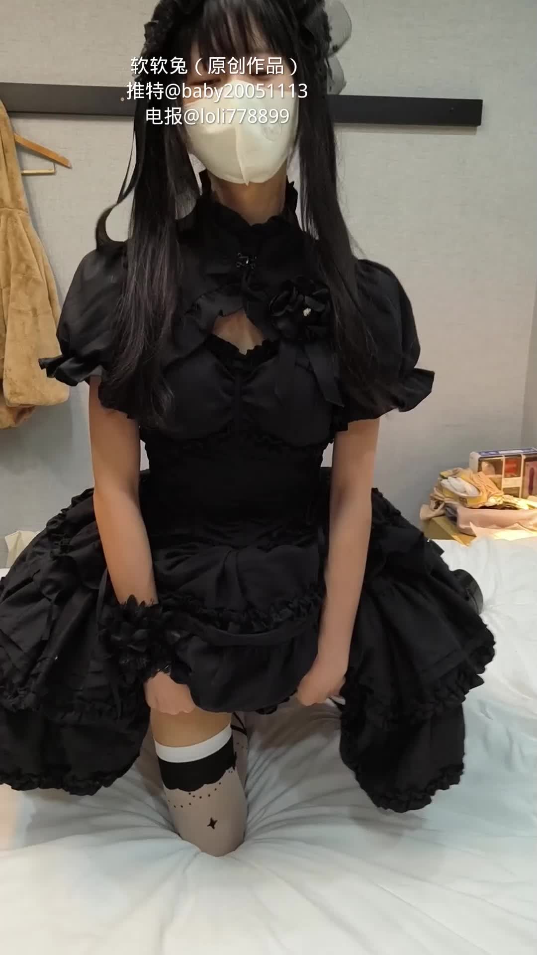 【精淫社区】软软兔—黑丝莉莉丝+爱丽丝洛丽塔妹妹+兔缘之空 旗袍妹妹 #软软兔 #洛丽塔 #少女精品会员群办理：@jysqA_bot查看更多精彩内容：@jysqVIP