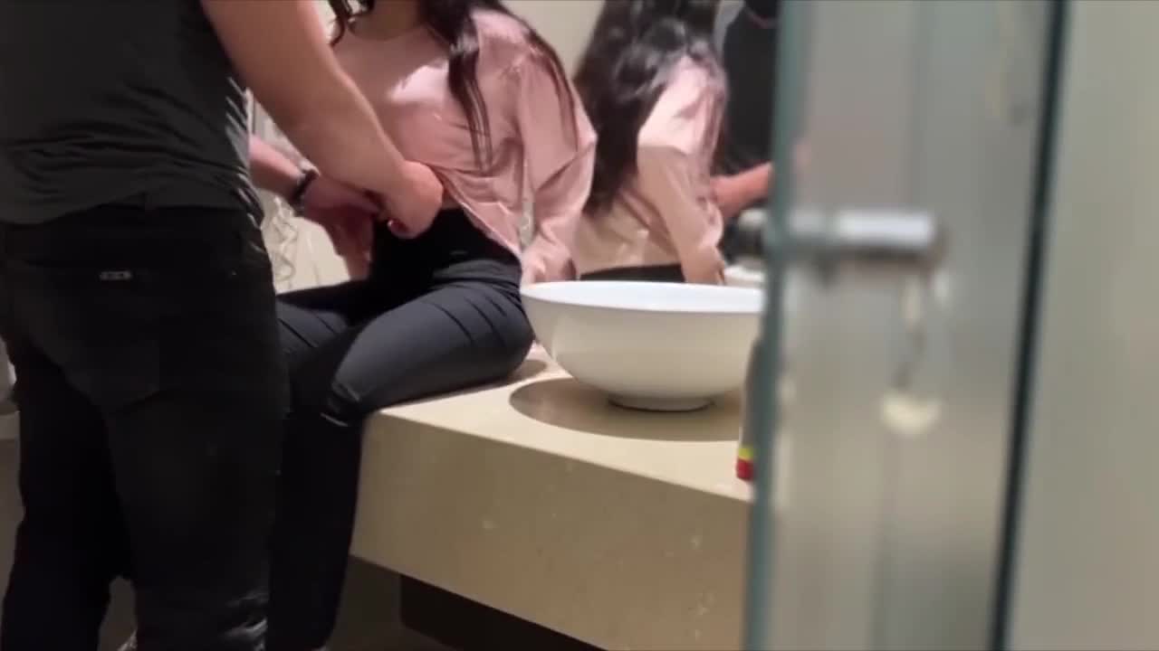 This cheap bitch meets her lover after work and cheats on her husband