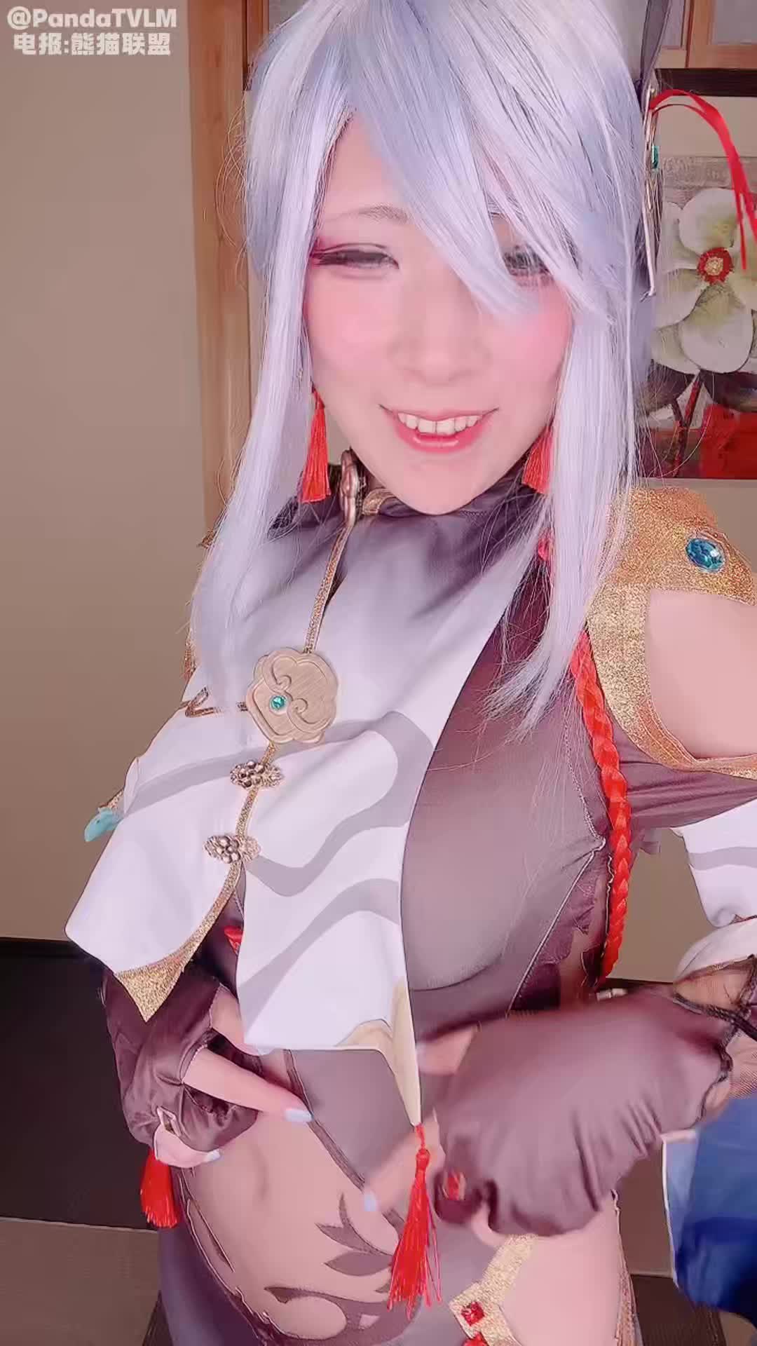 日本coser 极品阿黑颜母猪脸 comonun ぶっかけドロドロ淫乱任務(原神申鹤cos)