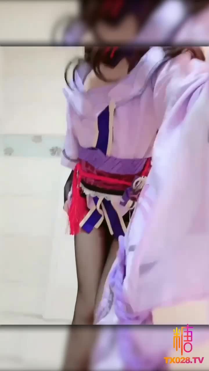 #佐美【黑丝淫穴】雷电将军自插自慰 骑乘抽插白浆流出