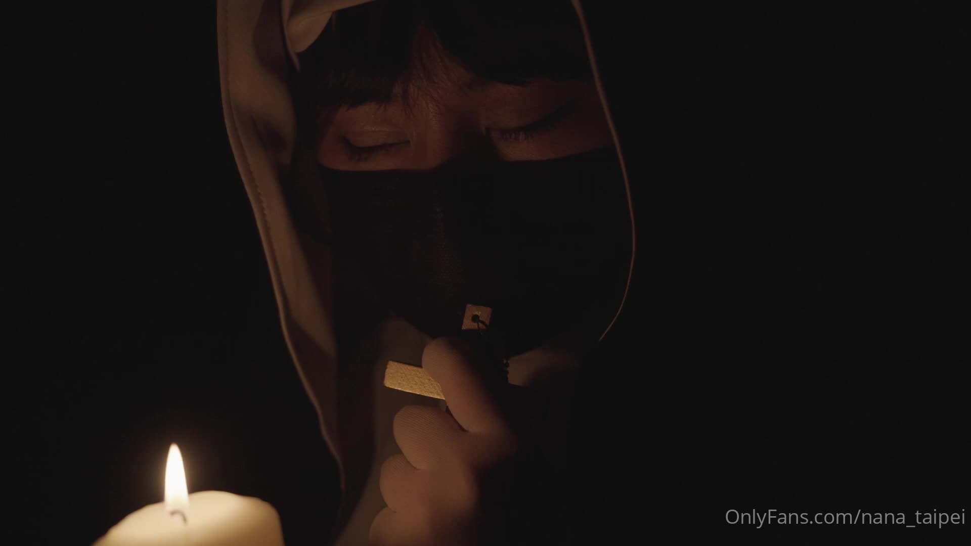 白虎尤物『娜娜』最新OF新作【淫乱修女的呻吟】内射灌满粉穴 高清原版点此查看更多