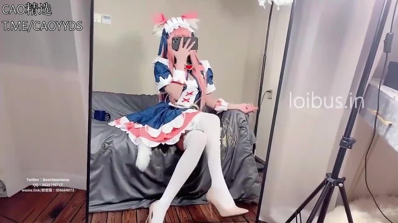 #福利姬 #麻酥酥十月新作《白丝女仆妲己》极品cos骑乘高潮爆浆