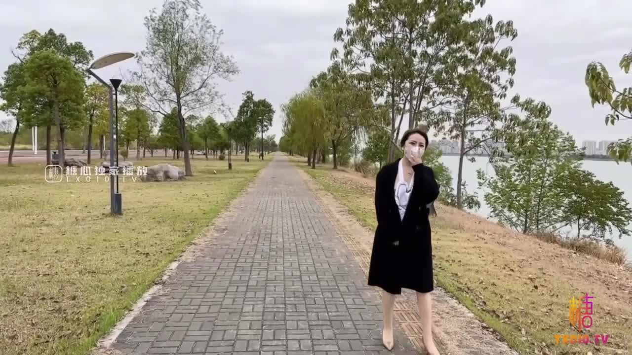 御姐 #美杜莎 户外跳蛋调教 狗链女仆露出 #口爆 吞精