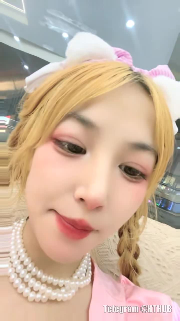 女仆裙金发辩子女神 #户外 激情露出