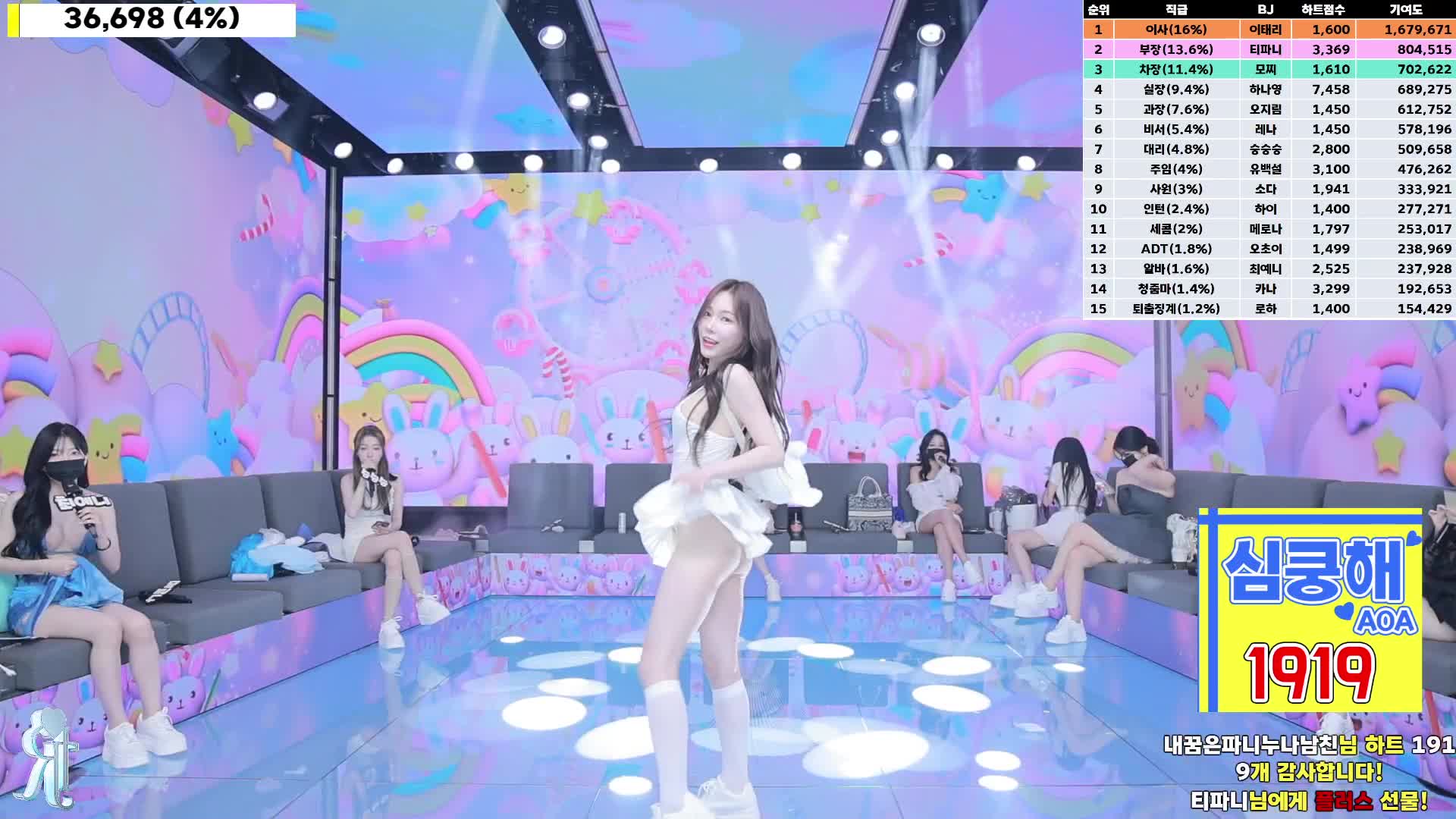 BJ脱衣舞女团 【Jinricp】第三季第5集 裸舞剪辑纯享版 Tiffany单人CUT